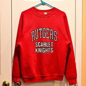 Vintage Rutgers Scarlet Knights Heavyweight Crewneck
